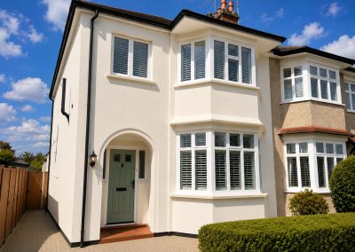 Exterior house repainting completed by Dion Decor